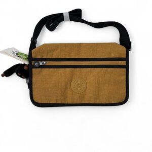 Kipling Elana Crossbody Bag Warm Beige Nylon KI7529 New with Tags
